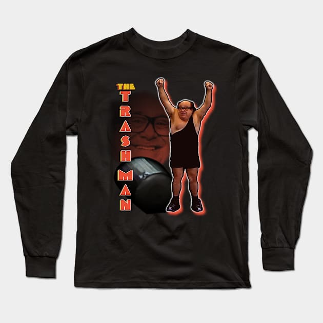 The Trash Man Long Sleeve T-Shirt by Shit Post Hero